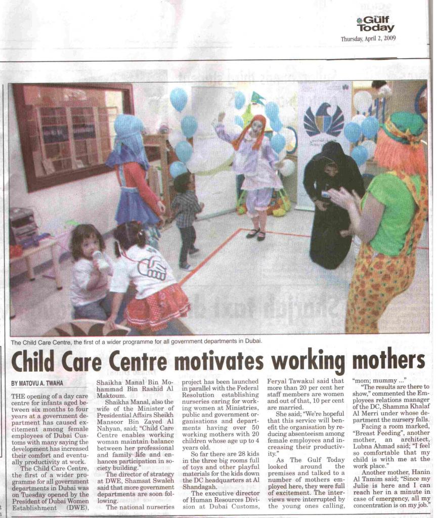 Gulf Today Newspaper (April 2009)