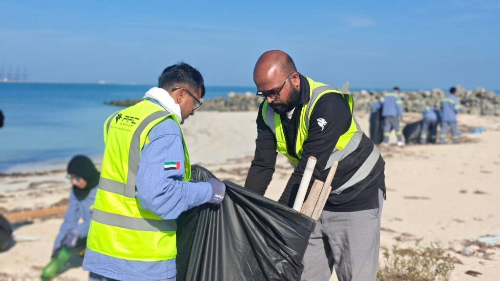Beach Clean-up Campaign at Al Taweelah on January 2026​